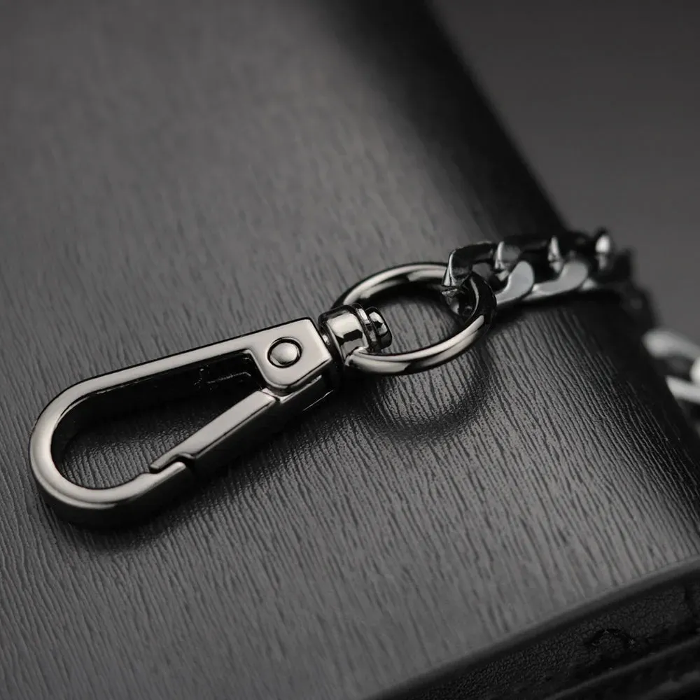 42CM Long Metal Keychain Wallet Belt Chain