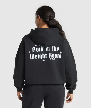 Gymshark Built In The Weight Room Hoodie - Black