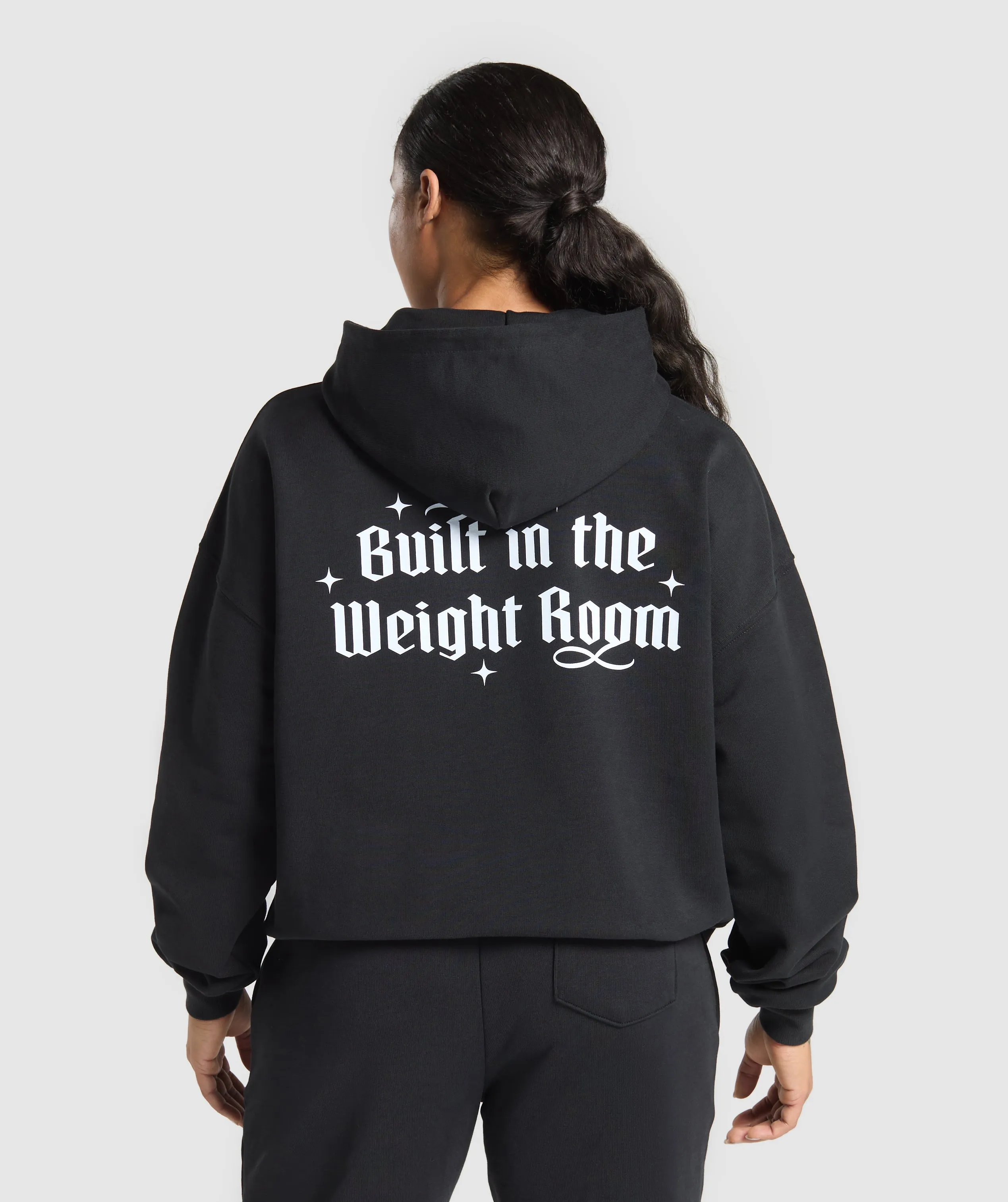 Gymshark Built In The Weight Room Hoodie - Black