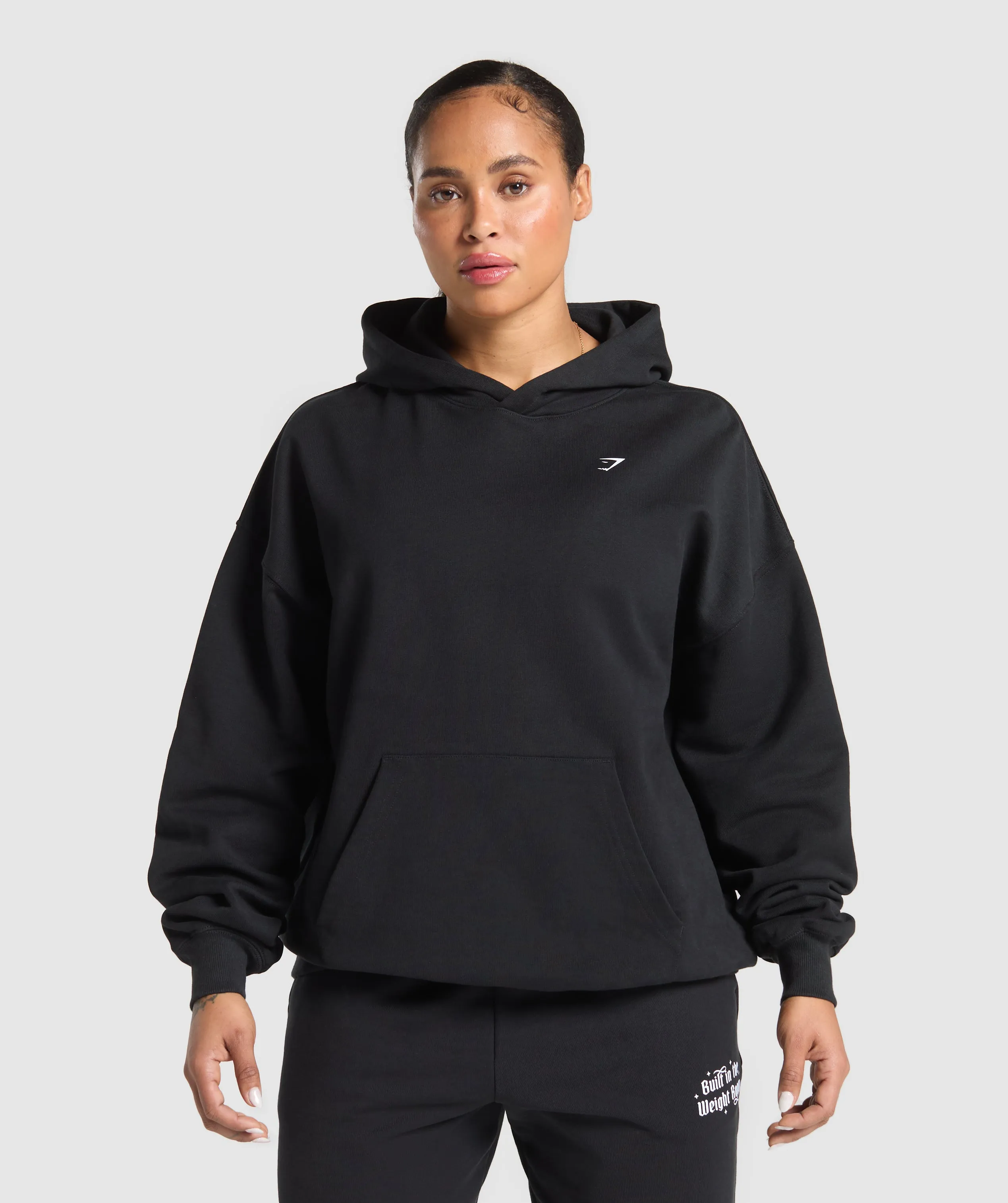 Gymshark Built In The Weight Room Hoodie - Black