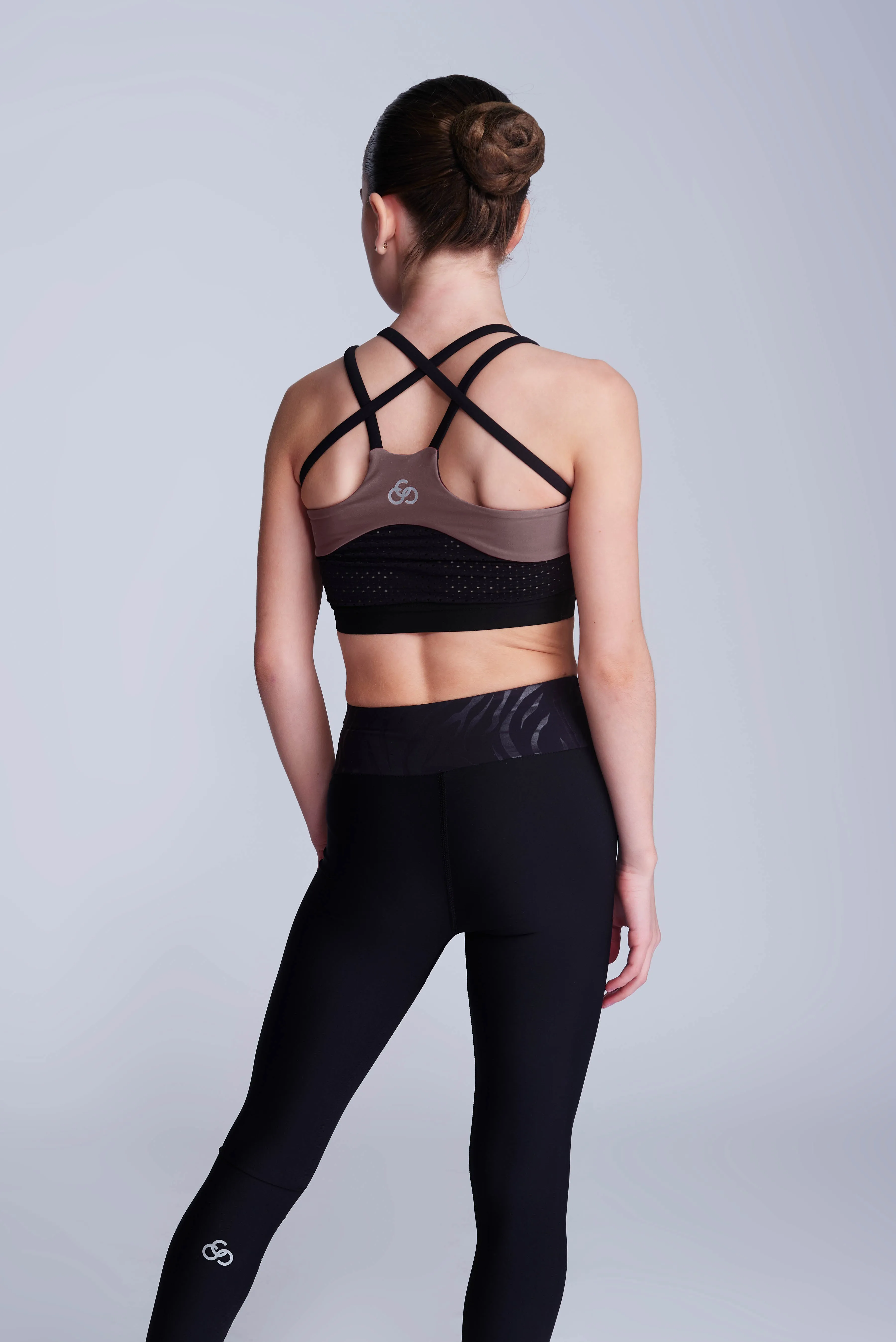 Ignite Sports Bra in Taupe