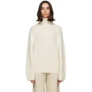 Julia Jentzsch Beige Oversized Yuna Alpaca Sweater
