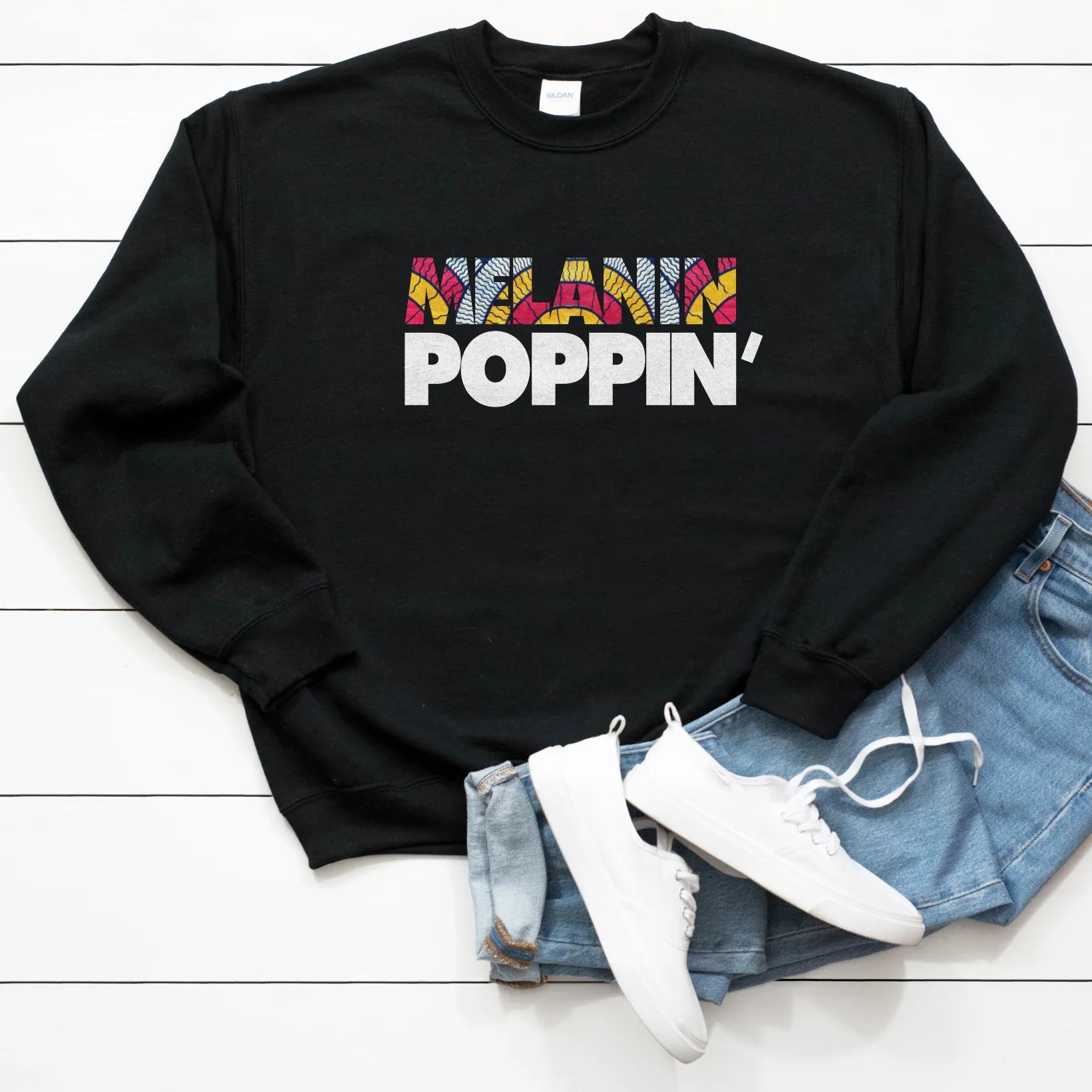 Melanin Poppin Sweater - Unisex