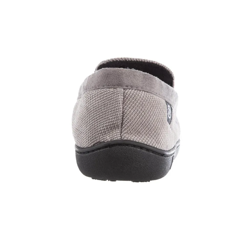 Men’s Diamond Corduroy Moccasin Slippers