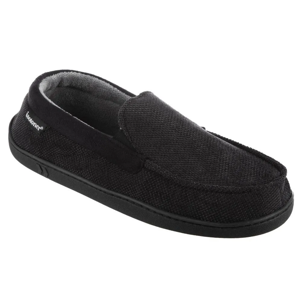 Men’s Diamond Corduroy Moccasin Slippers