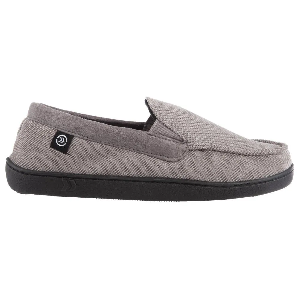 Men’s Diamond Corduroy Moccasin Slippers