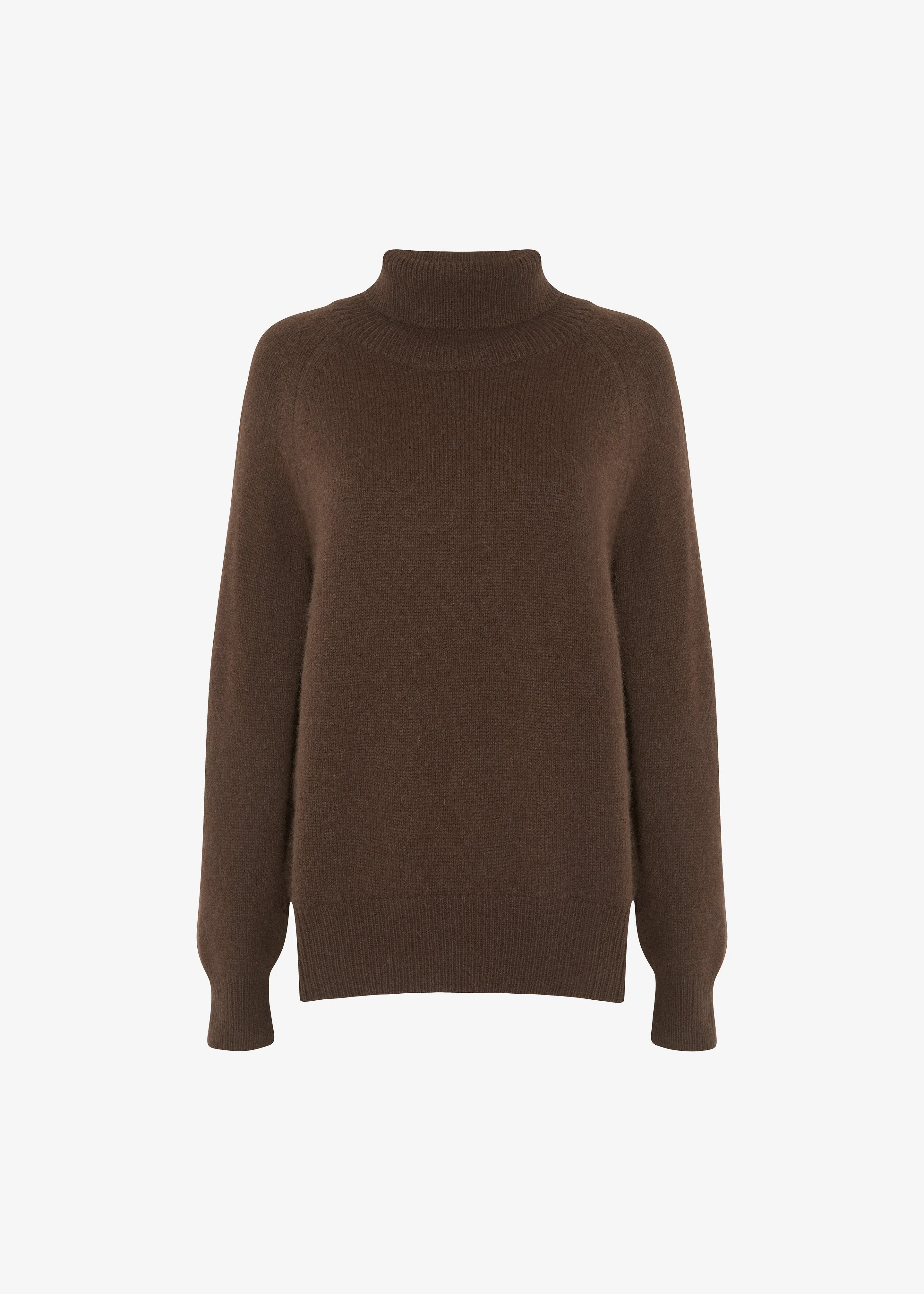 Moreen Turtleneck Sweater - Brown
