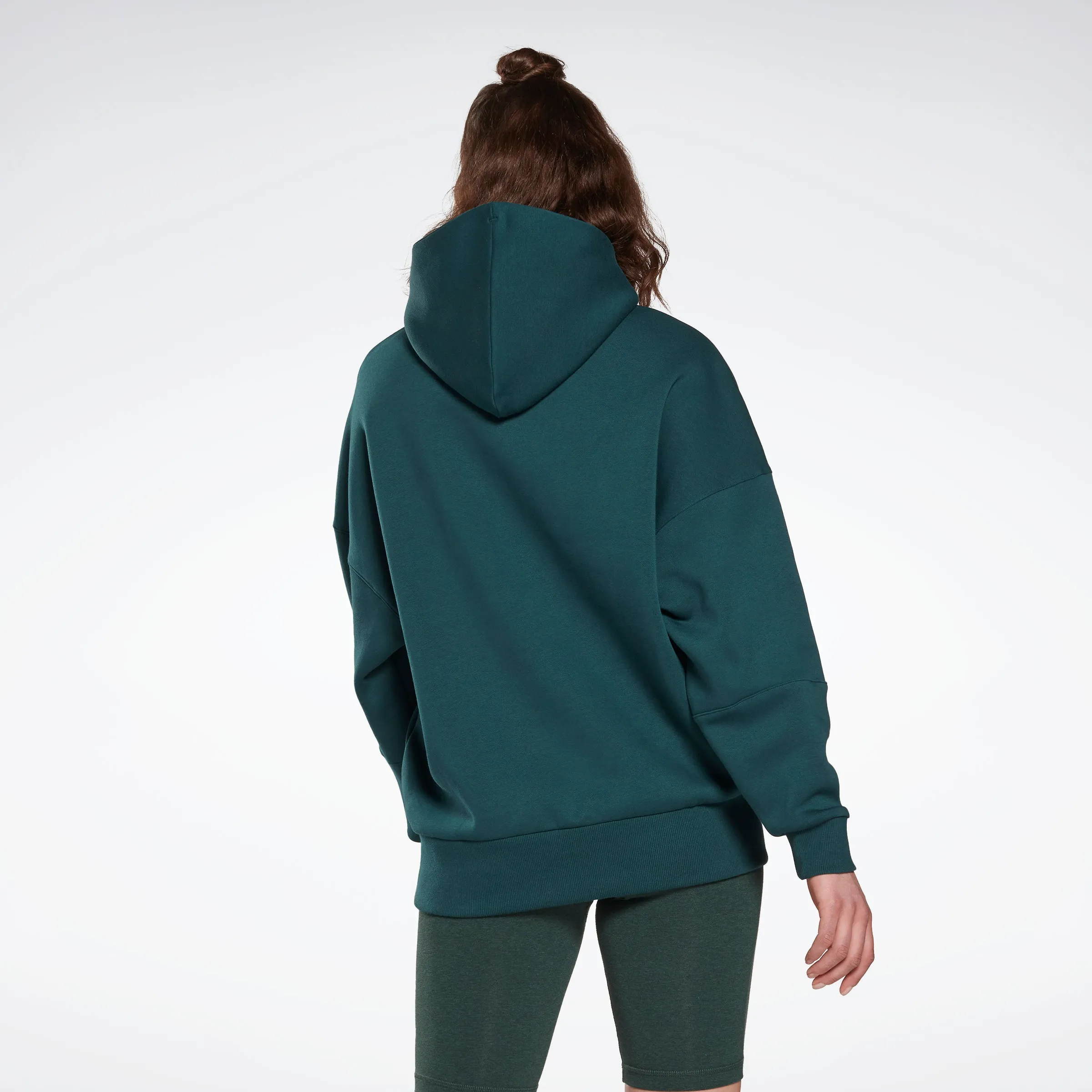Reebok Apparel Women Studio Recycled Oversize Hoodie Forgrn