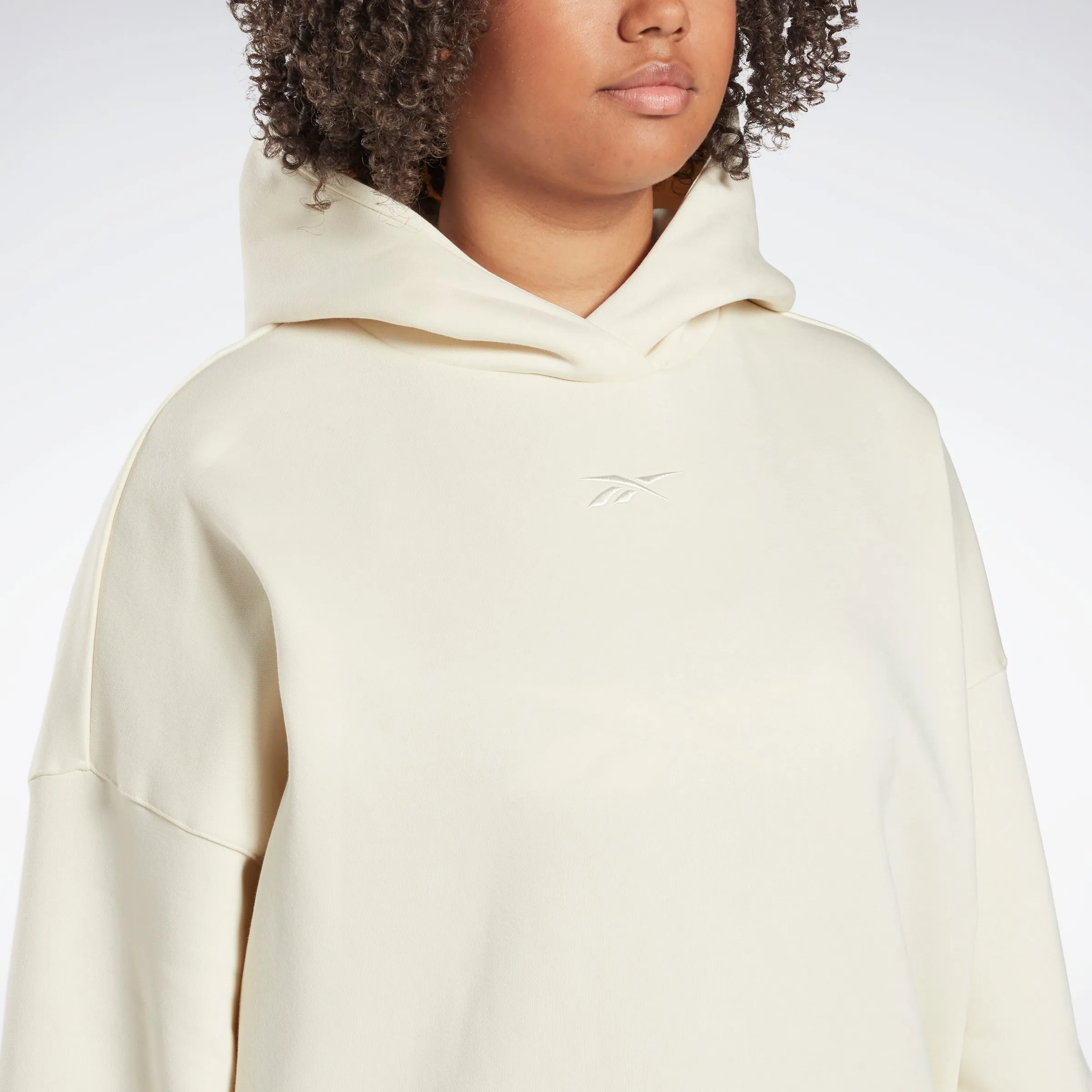 Reebok Apparel Women Studio Recycled Oversize Hoodie (Plus Size) Clawht