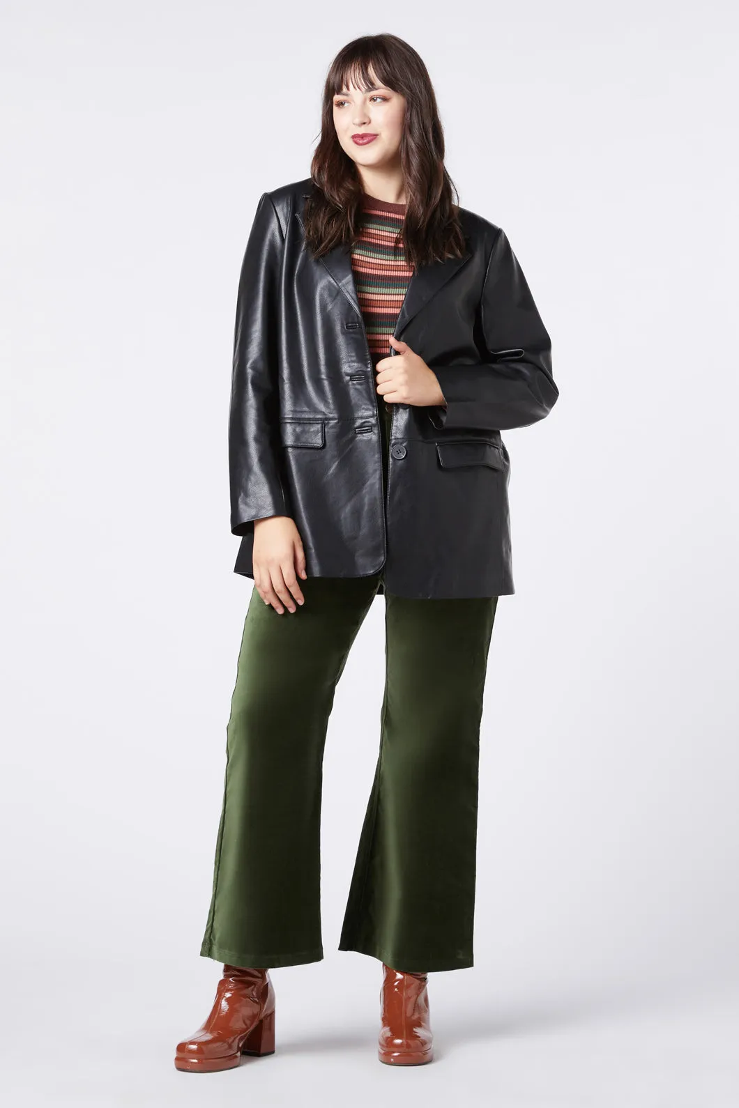 Sabrina Pleather Jacket