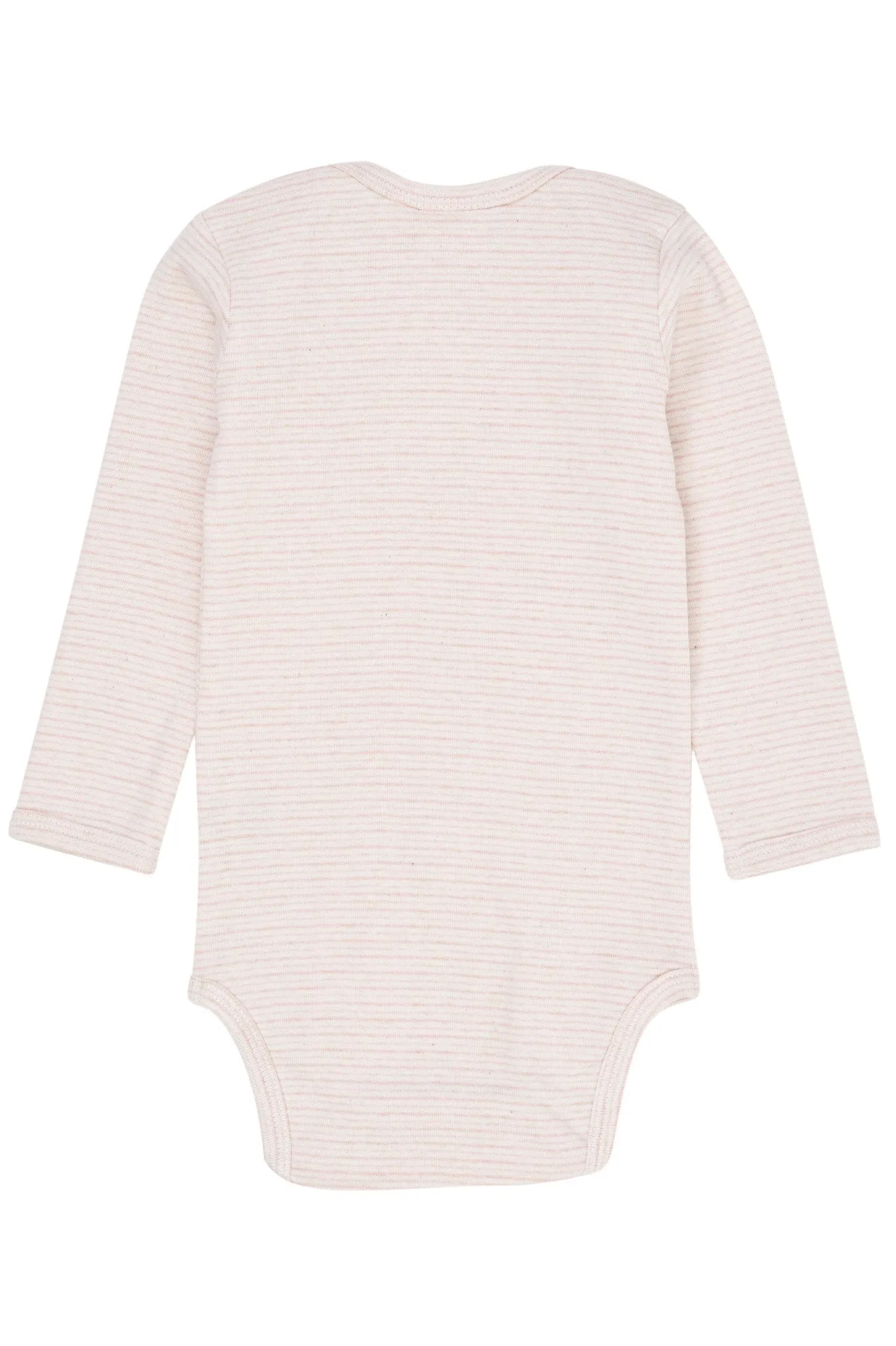 STRIPED LONG SLEEVE BODY - SOFT PINK STRIPE