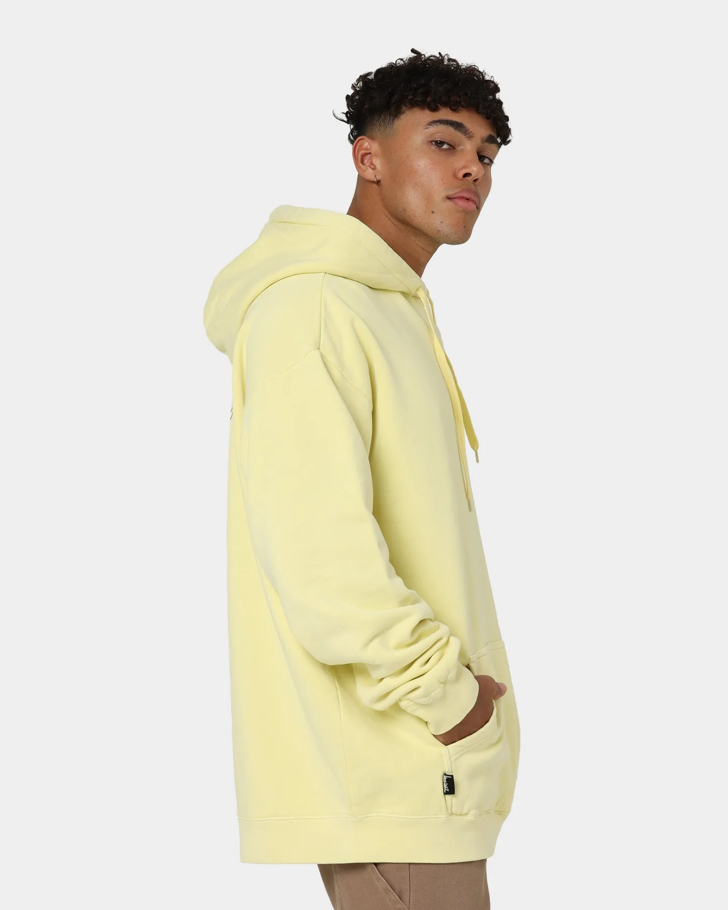 Stussy Script Dragon Hoodie Pigment Citrus