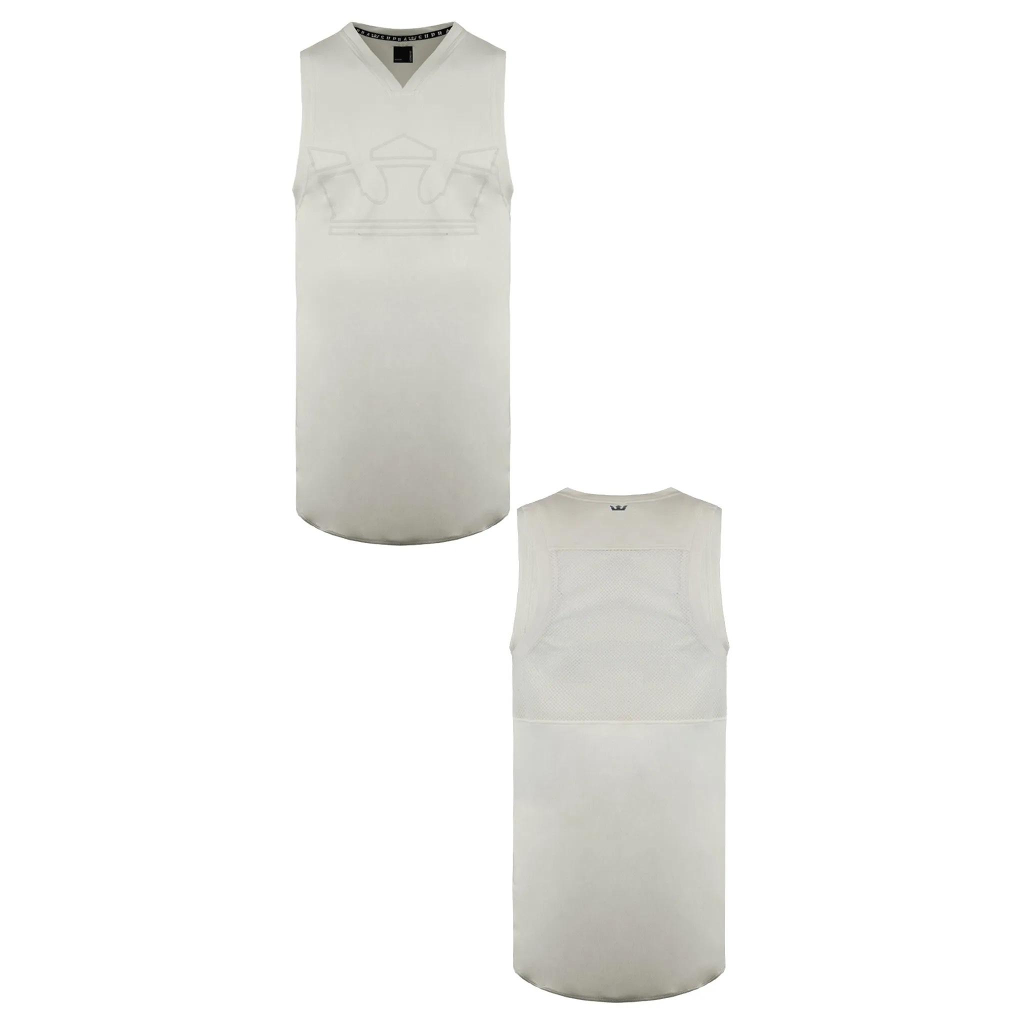 Supra Plain Mens Off White Vest