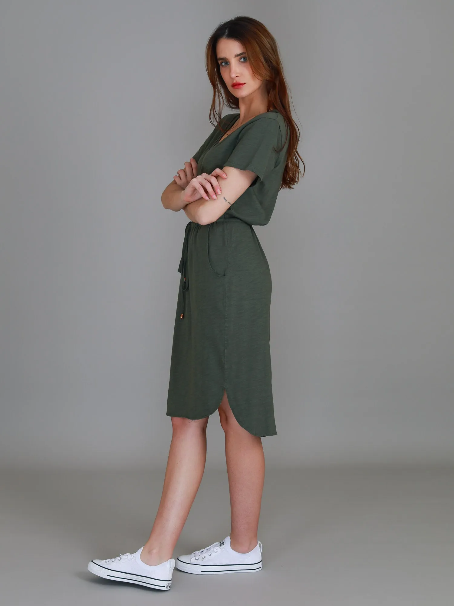 Tess Drawstring Dress
