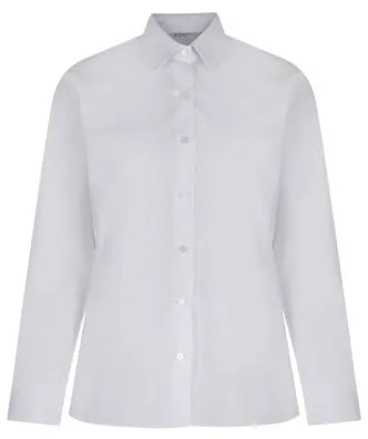 TRUTEX LONG SLEEVE NON-IRON BLOUSE (TWIN PACK)