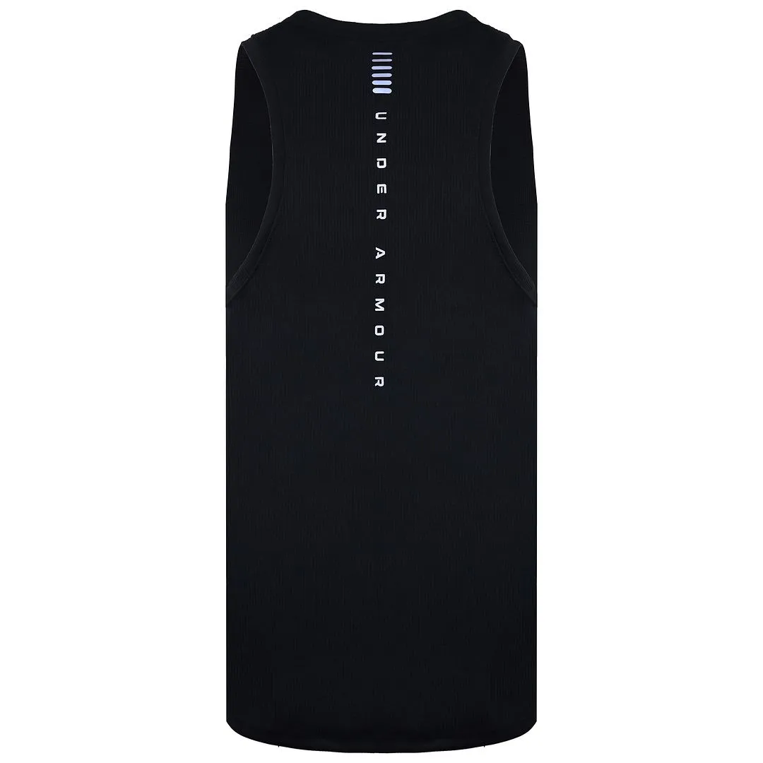 Under Armour Speed Stride Mens Black Shock Singlet Vest