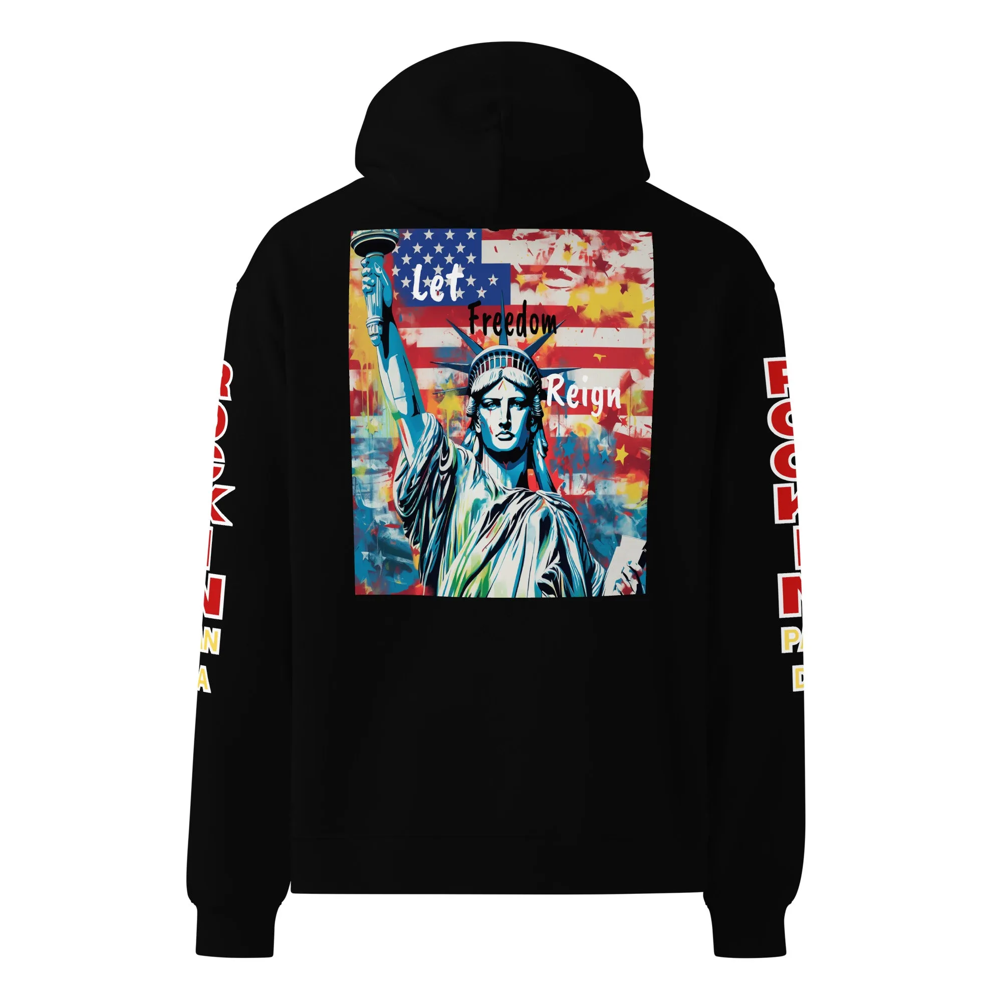 United We Stand - Let Freedom Reign Unisex Oversized Hoodie
