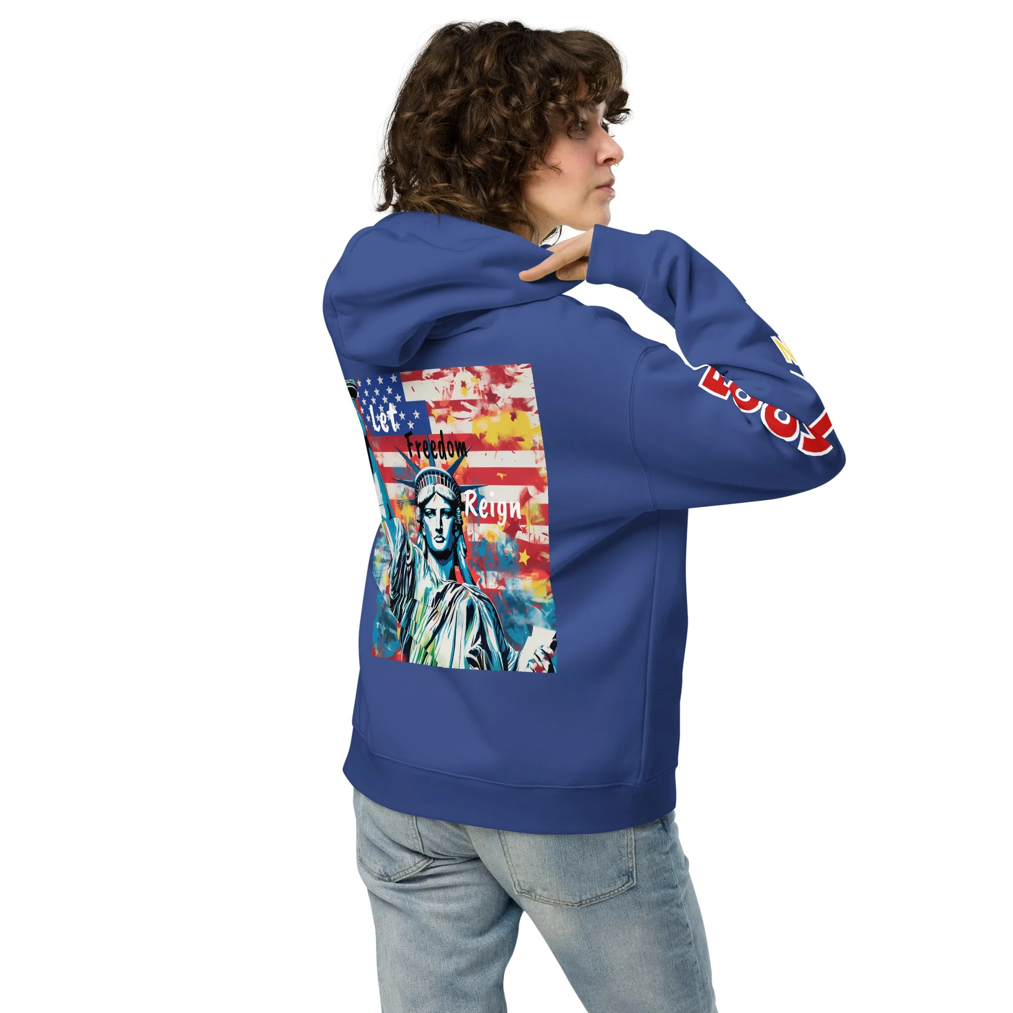 United We Stand - Let Freedom Reign Unisex Oversized Hoodie