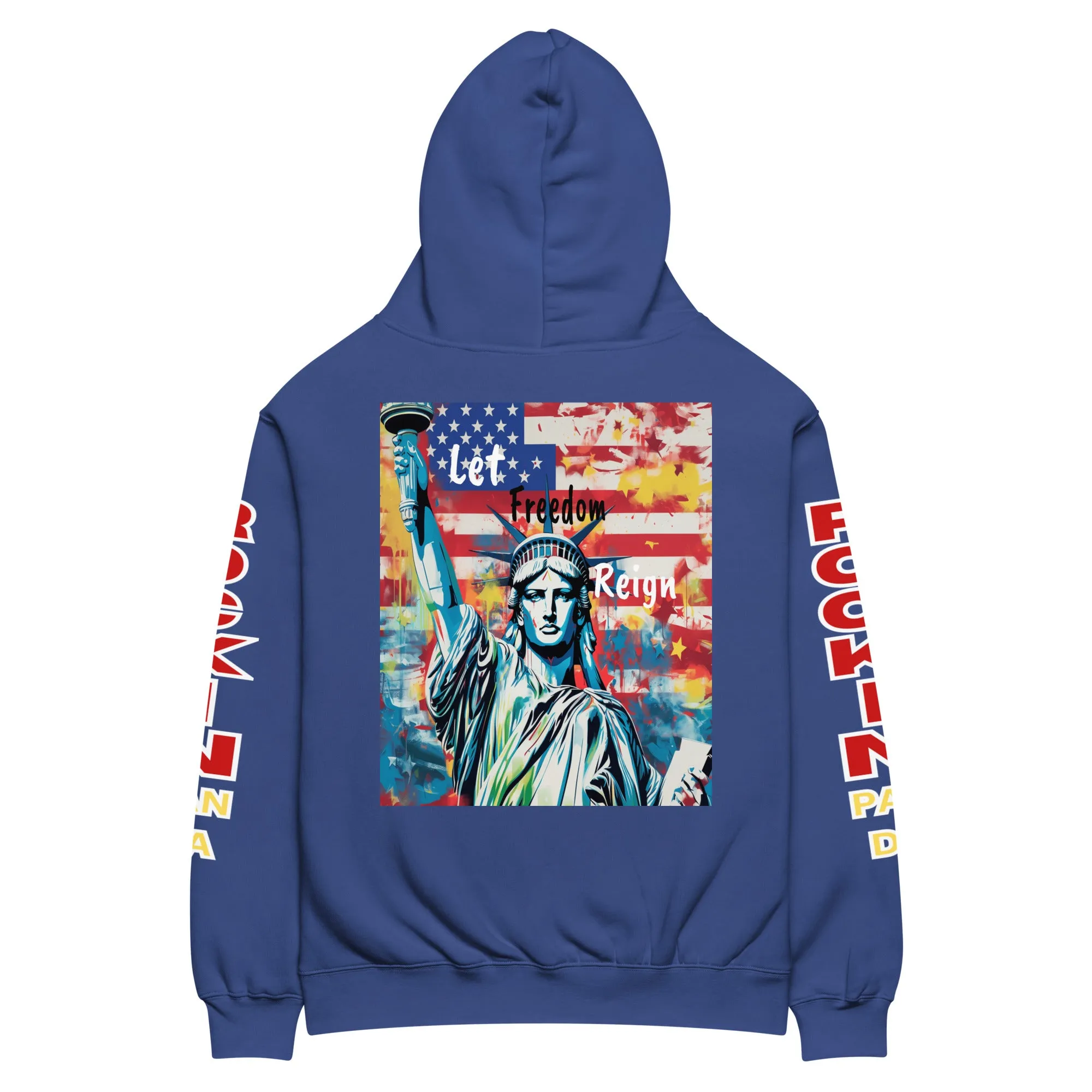 United We Stand - Let Freedom Reign Unisex Oversized Hoodie