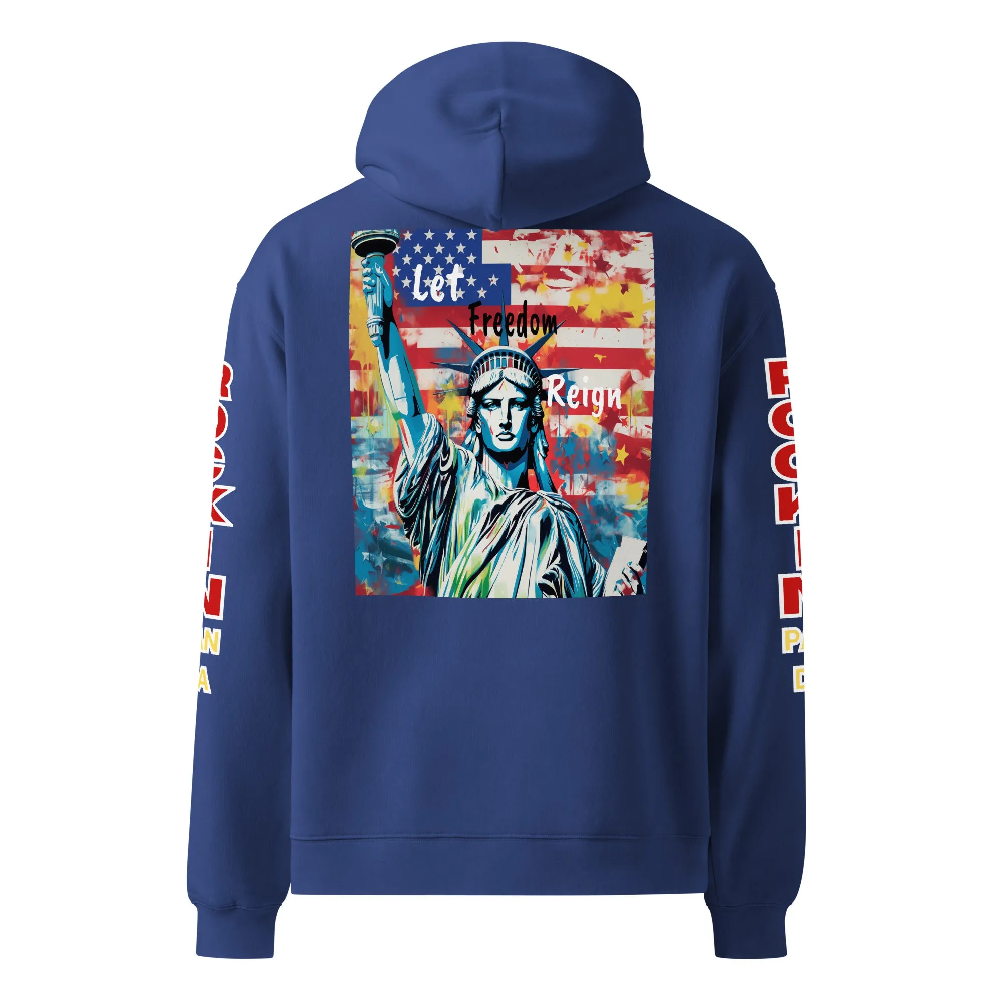 United We Stand - Let Freedom Reign Unisex Oversized Hoodie