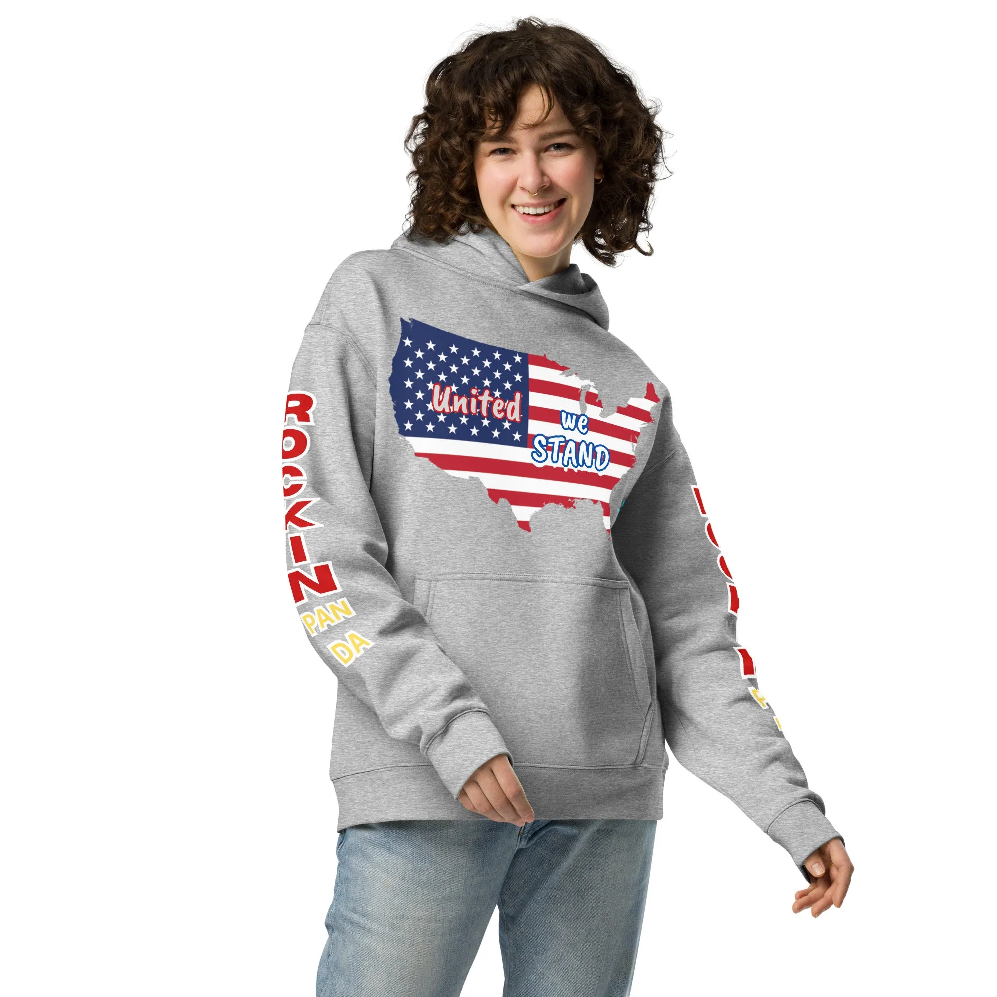 United We Stand - Let Freedom Reign Unisex Oversized Hoodie