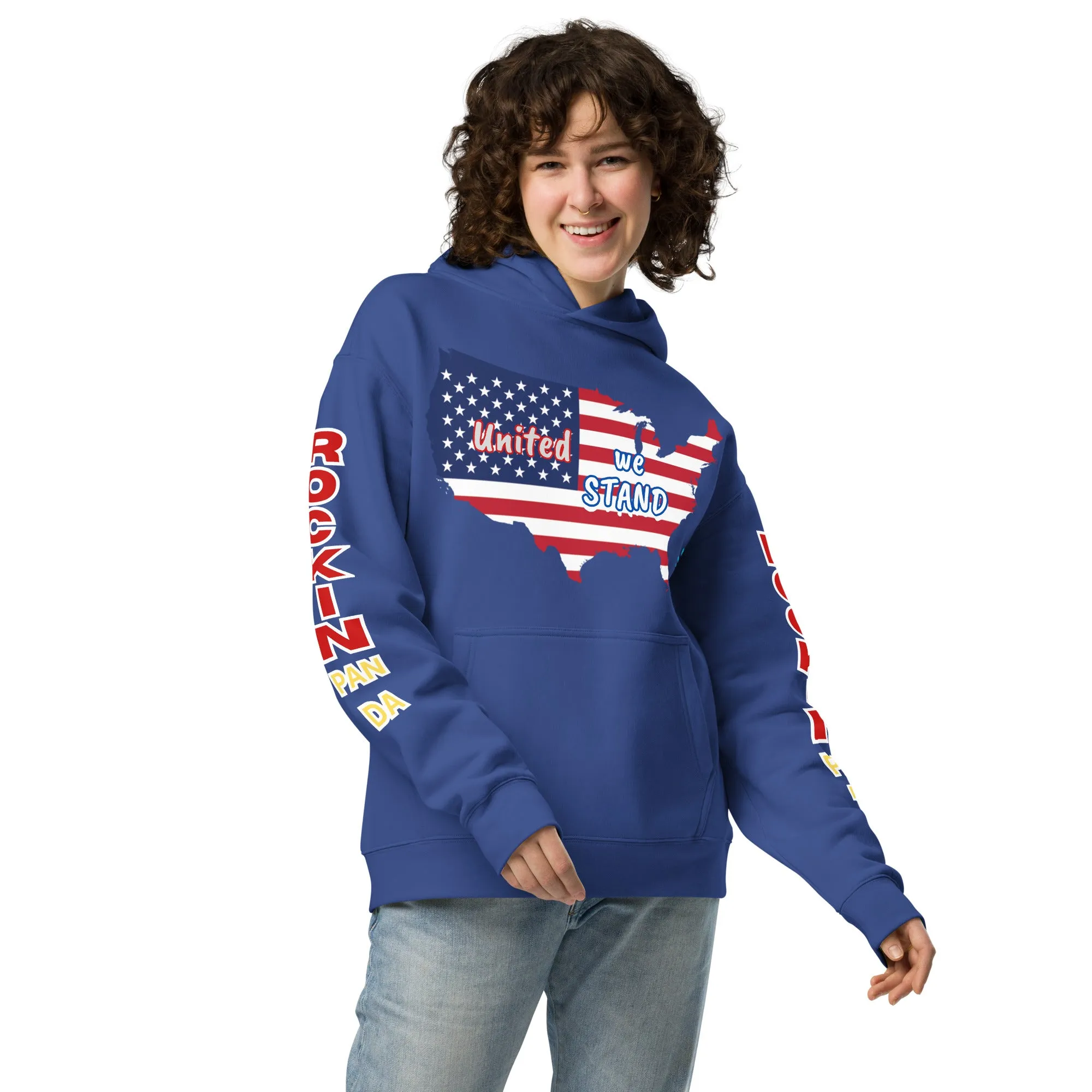 United We Stand - Let Freedom Reign Unisex Oversized Hoodie