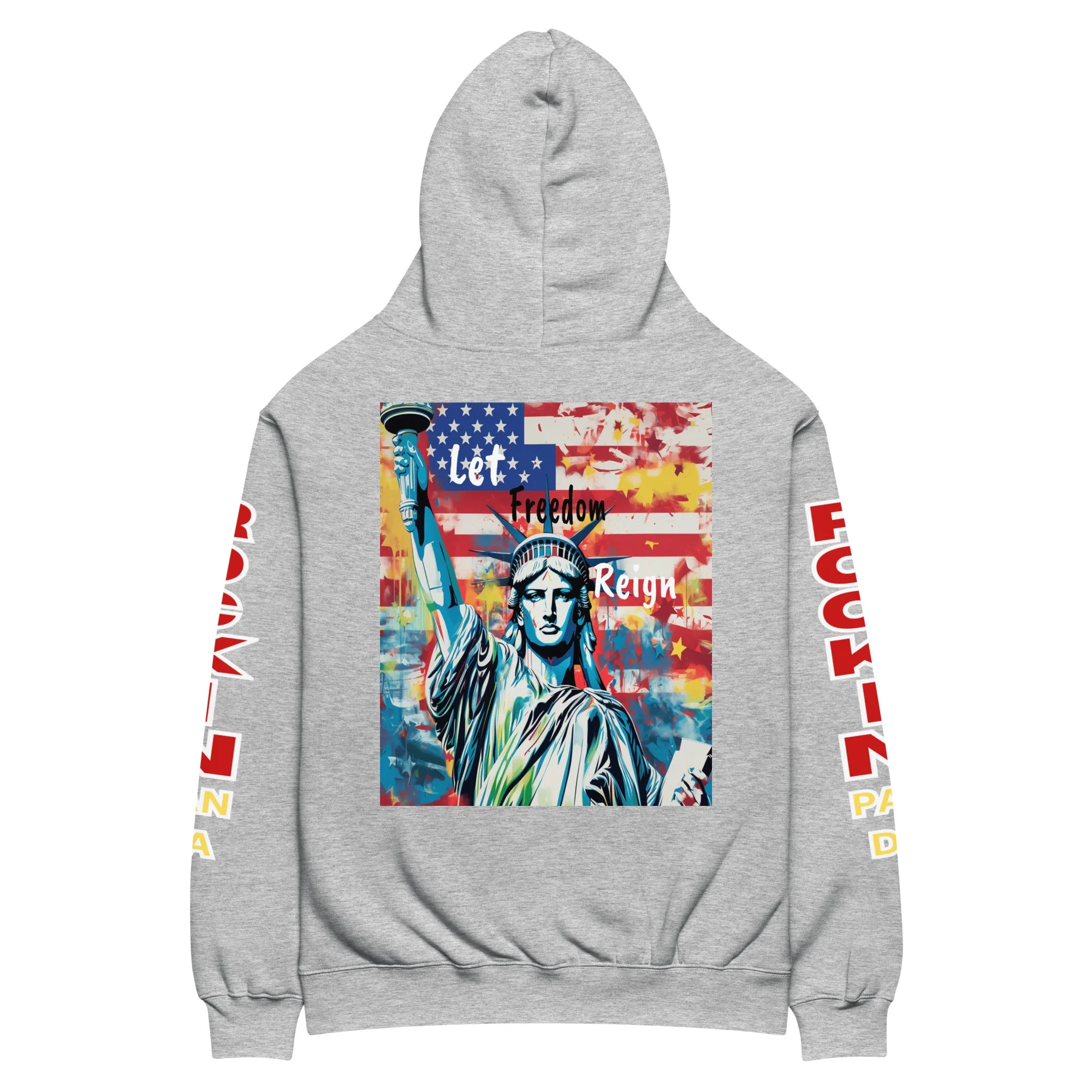 United We Stand - Let Freedom Reign Unisex Oversized Hoodie