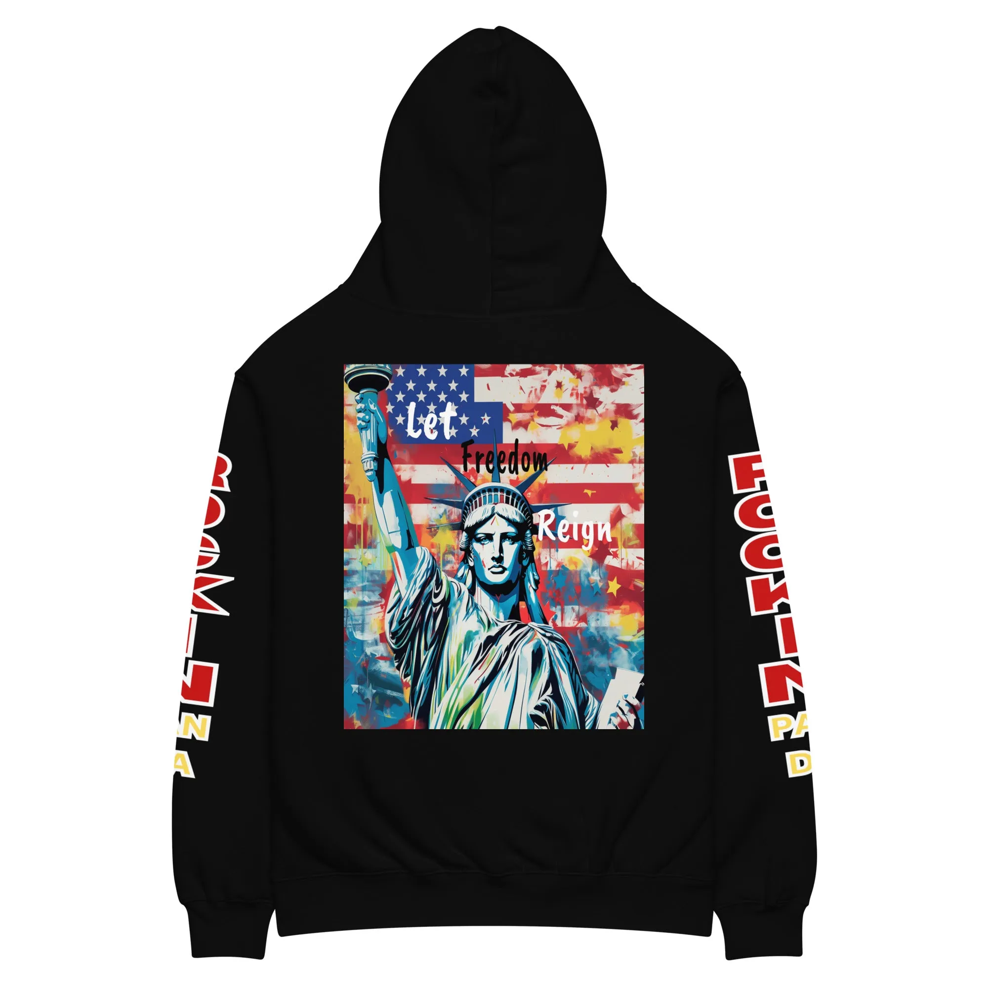 United We Stand - Let Freedom Reign Unisex Oversized Hoodie