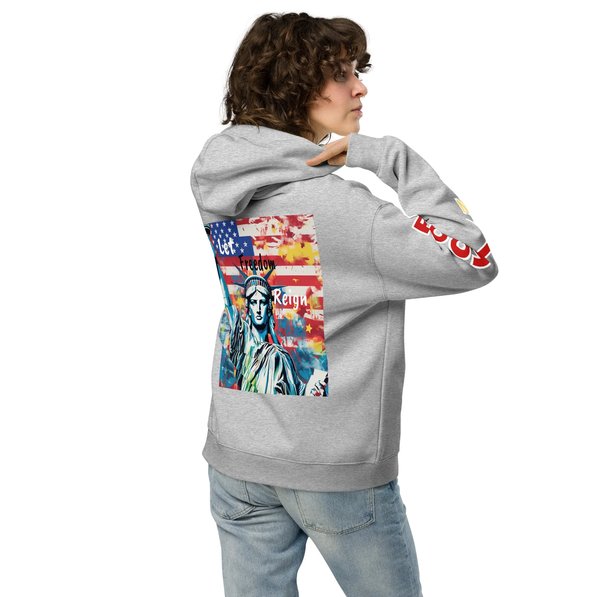 United We Stand - Let Freedom Reign Unisex Oversized Hoodie