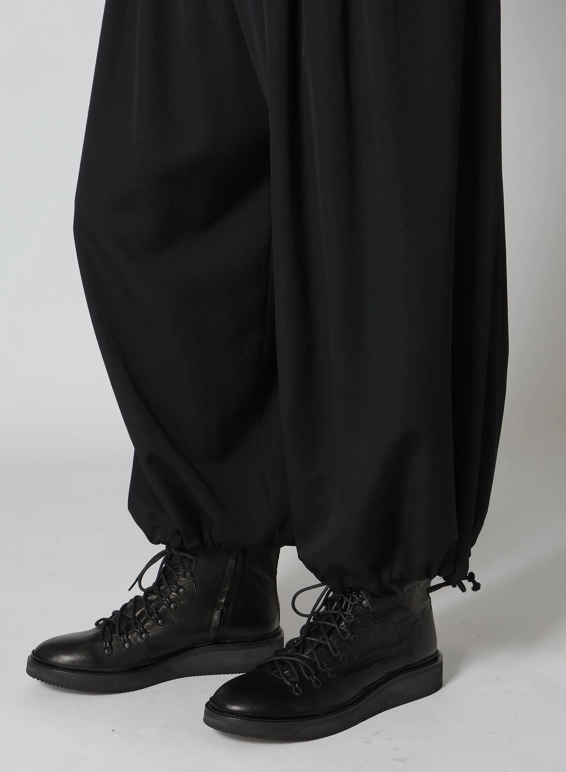 WOOL GABARDINE STANDARD BALLON PANTS