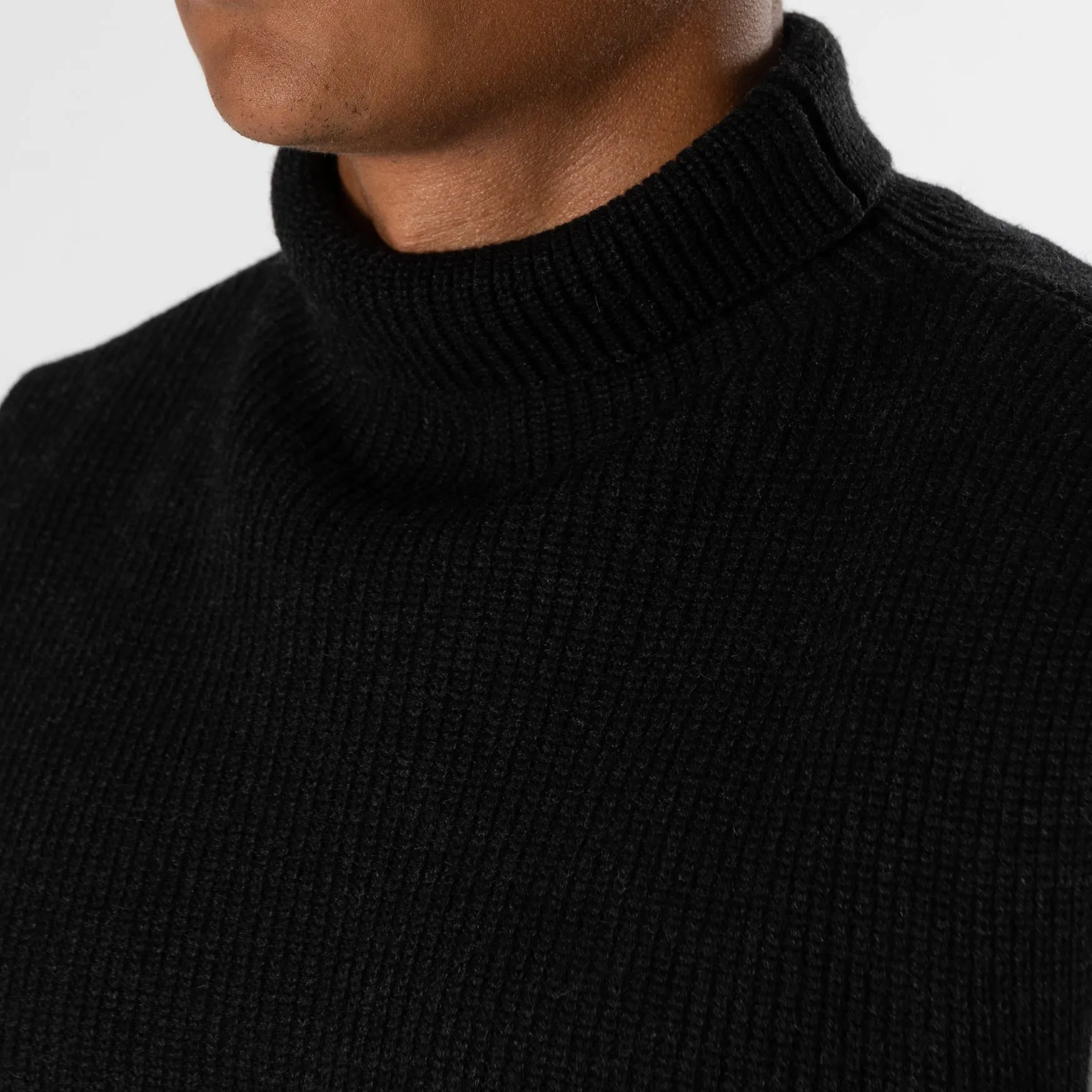WOOL ROLLNECK SLIPOVER Antracite